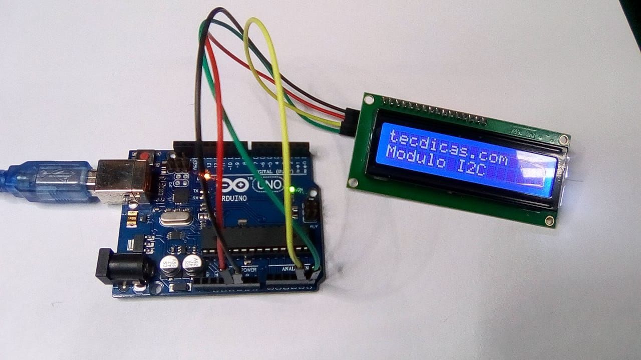 Como ligar um display LCD 16x2 I2C no Arduino Uno