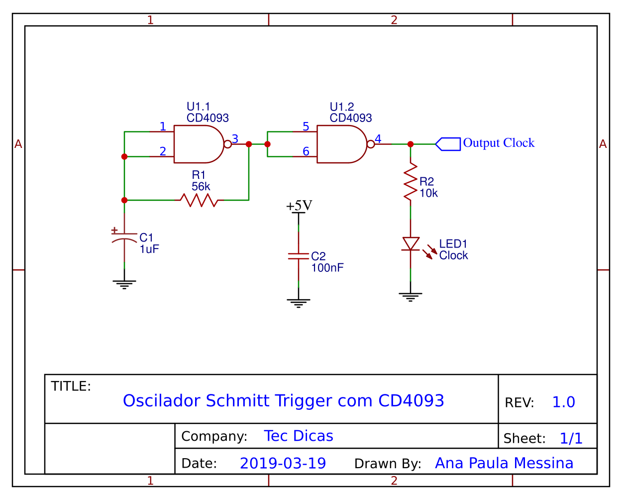 Микросхема cd4093 описание и схема включения