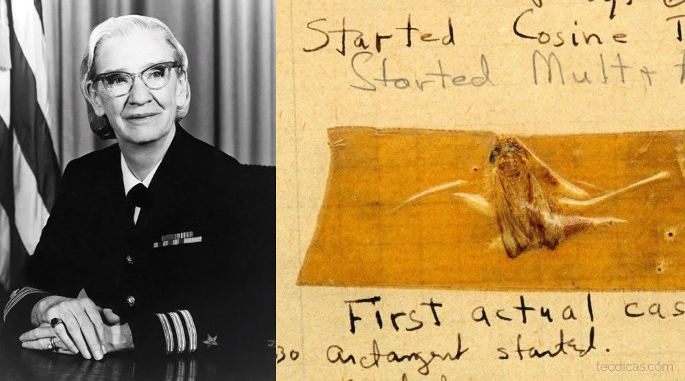 Figura 10 Grace Hopper e o Bug.