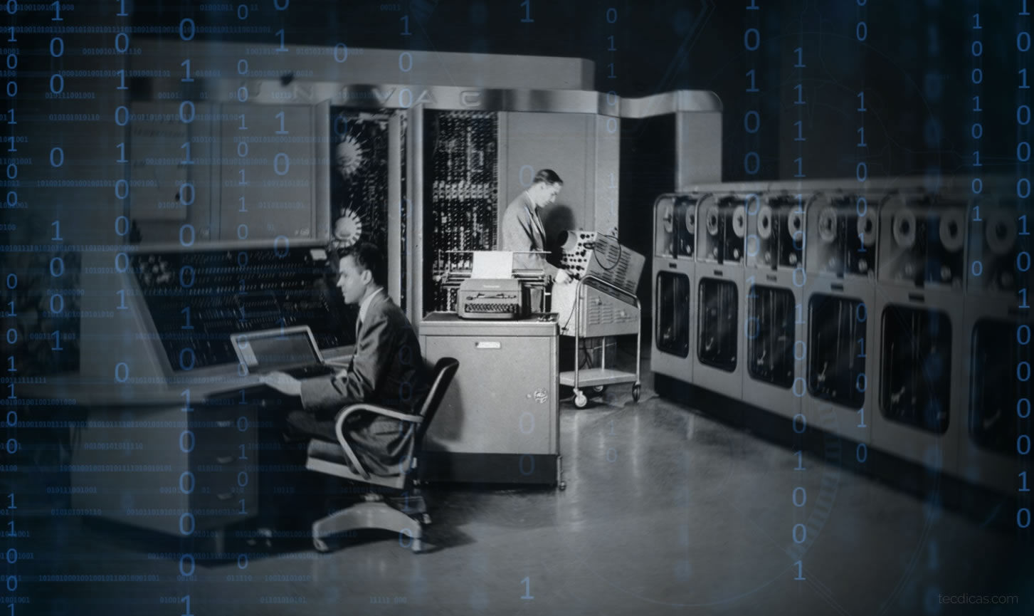 Imagem de destaque - A história da informática.